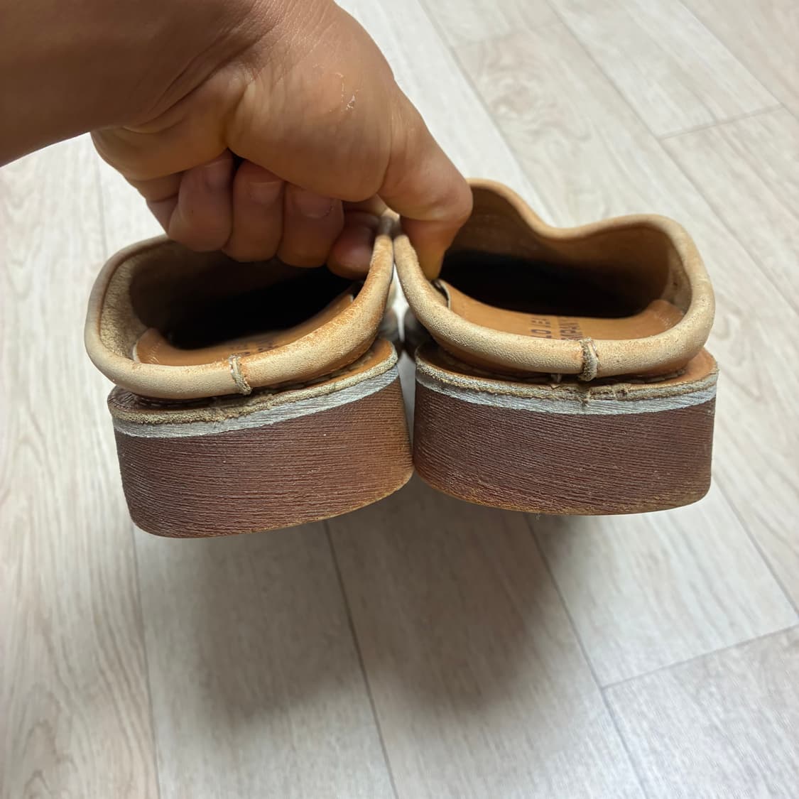폴로 소가죽 빈티지 뮬 (260~265) 상품이미지6