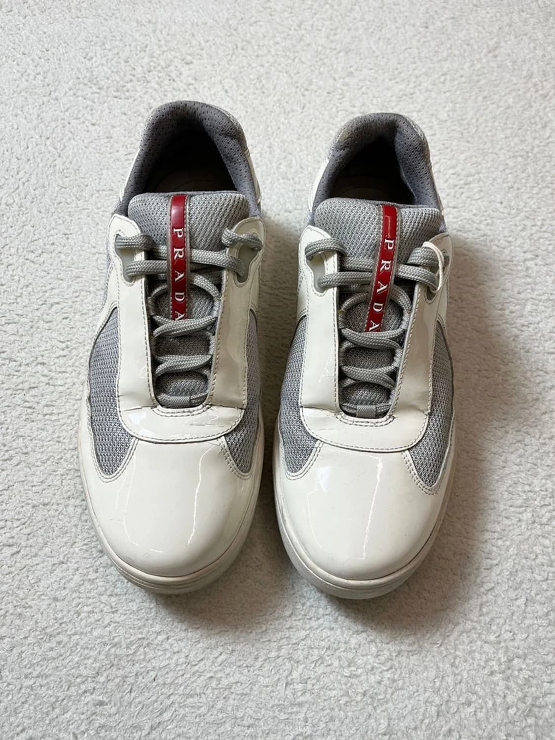폴프라다 PRADA 00's 글로시 아메리카컵 스니커즈 A1727 상품이미지4