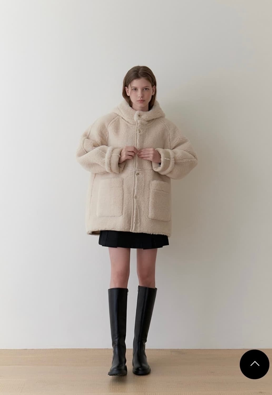 리엘 리버시블 무스탕 상품이미지3