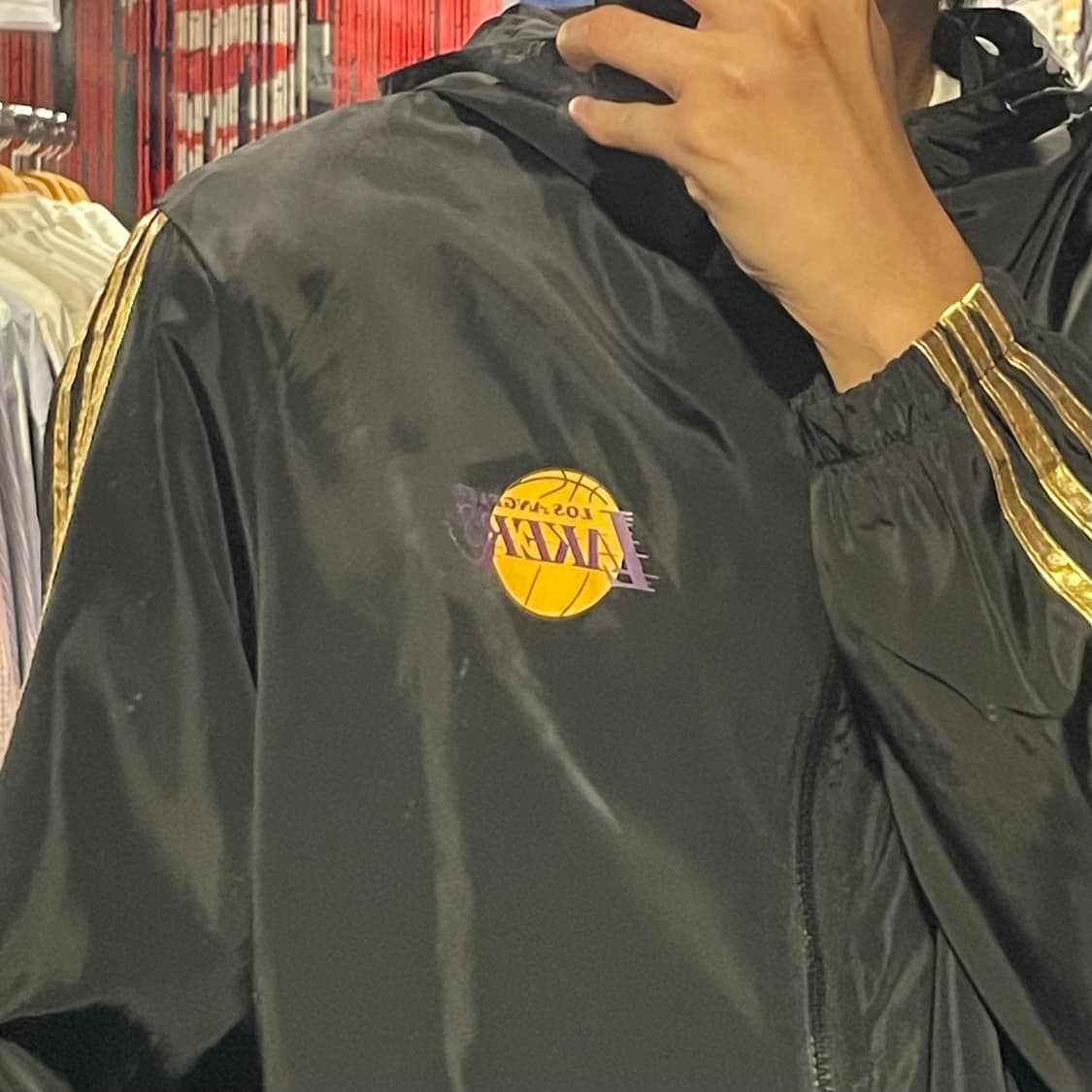 [IM] Lakers 레이커스 블랙 바막 (후드O) 상품이미지5
