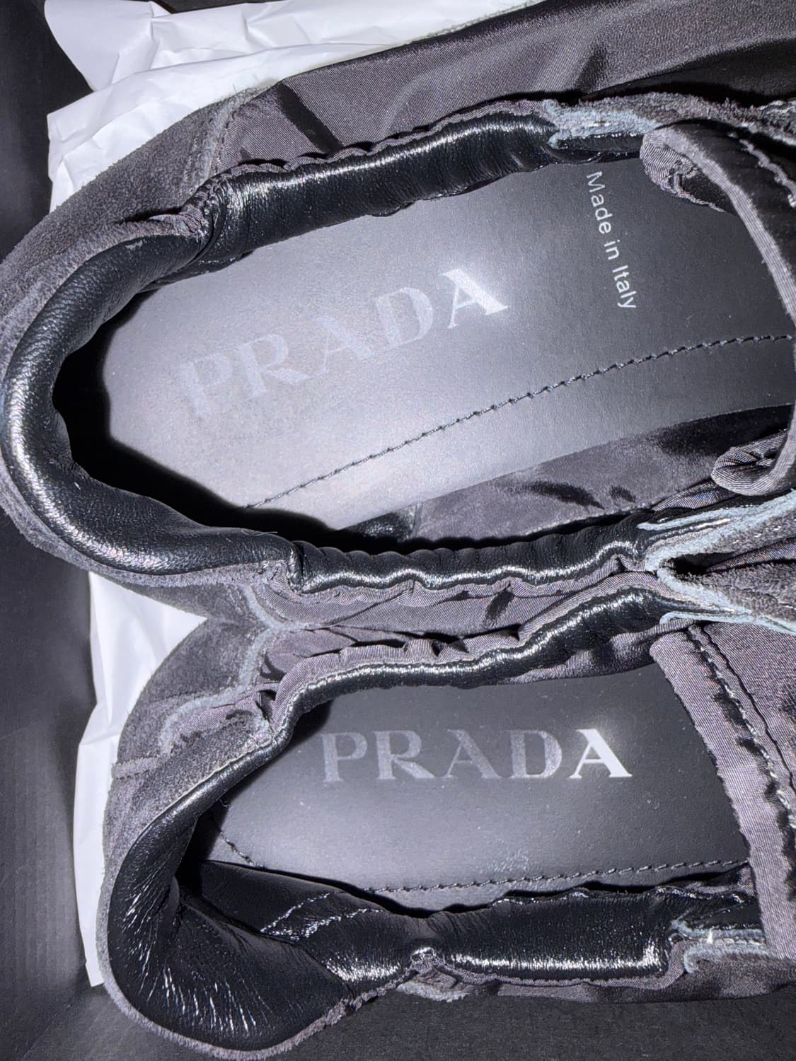 [285] 프라다 컬랩스 블랙 uk9.5 상품이미지5