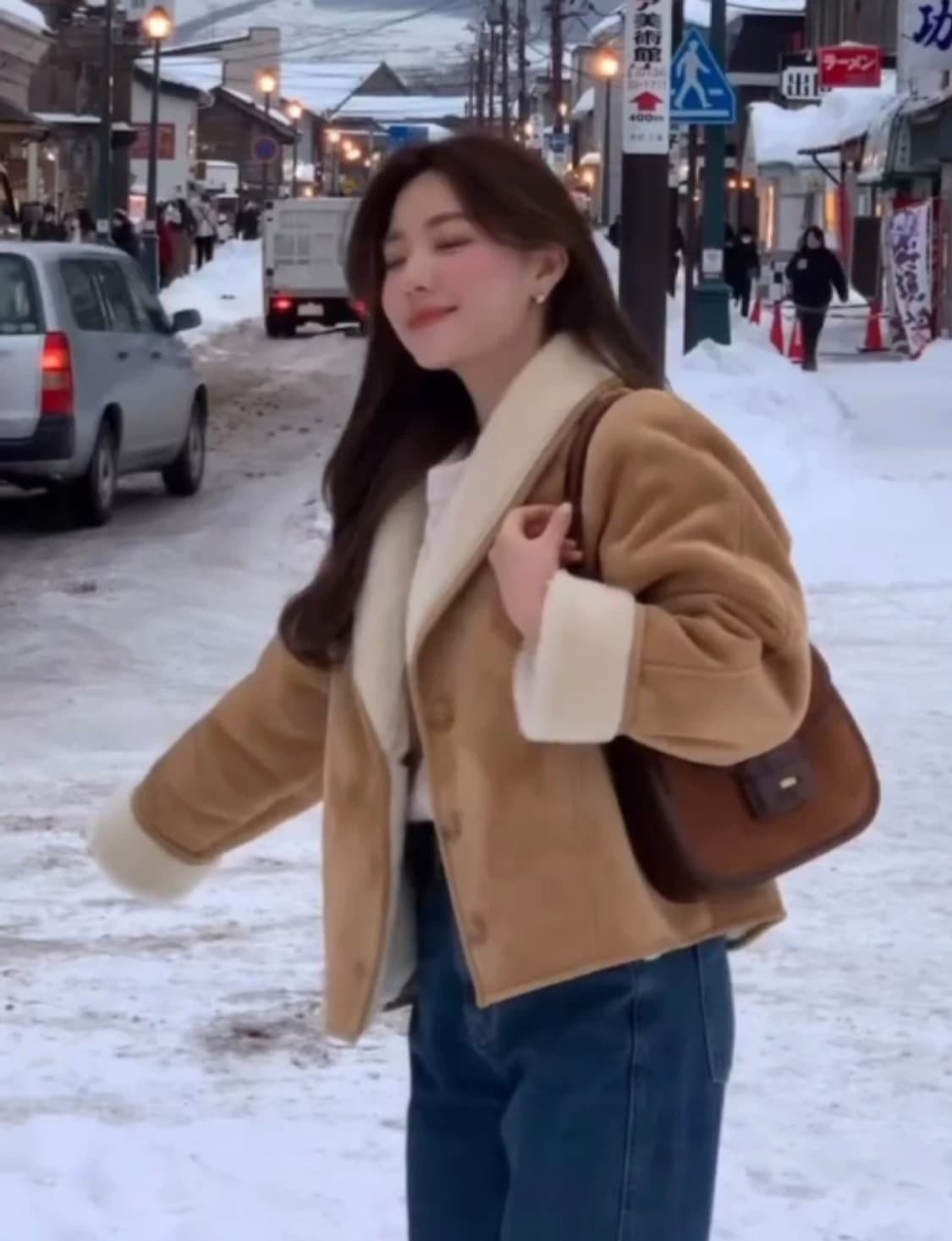 Le 르 시어링 자켓 무스탕 상품이미지4