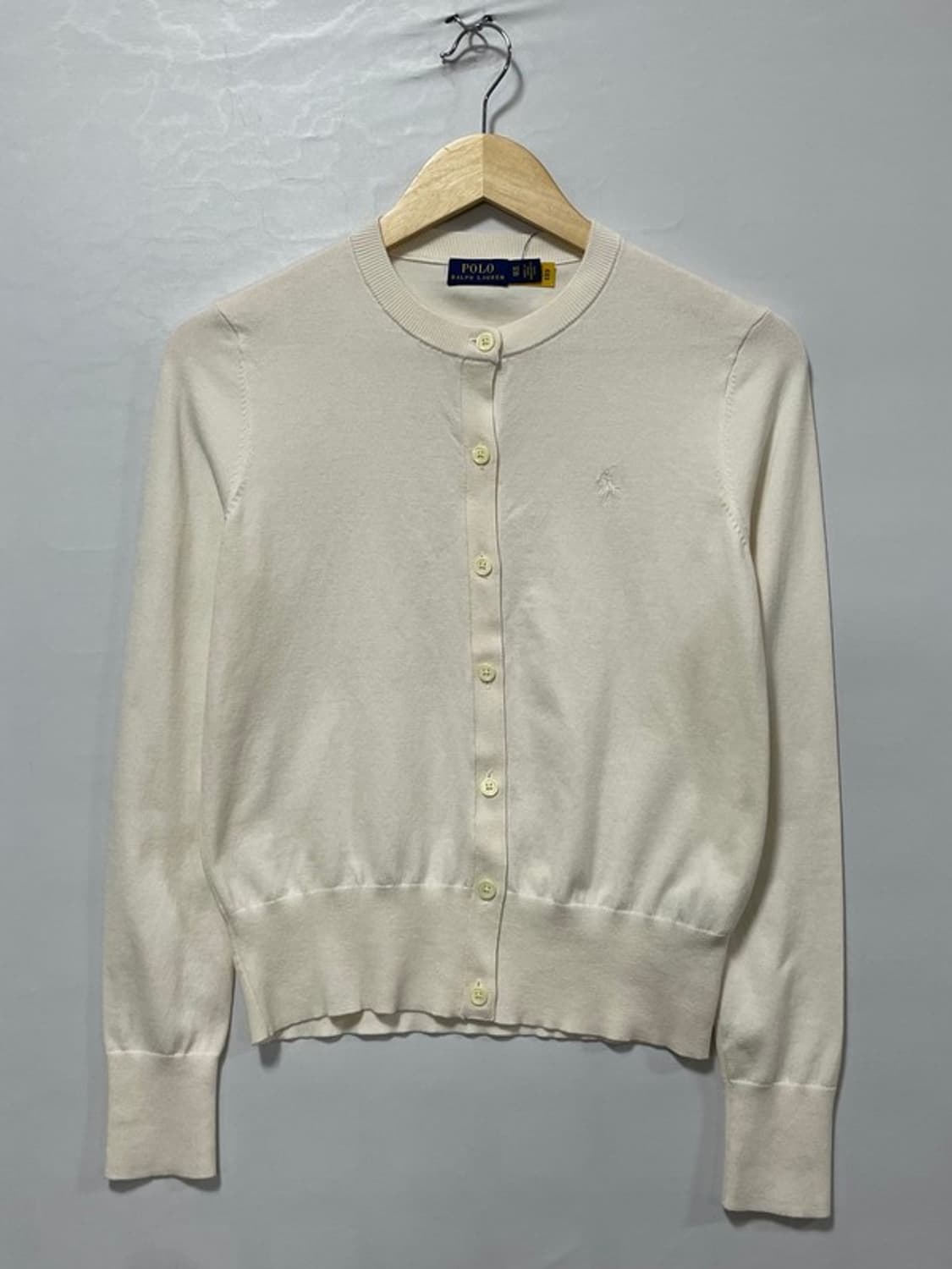 새상품 폴로랄프로렌 크림 가디건 XS 상품이미지1