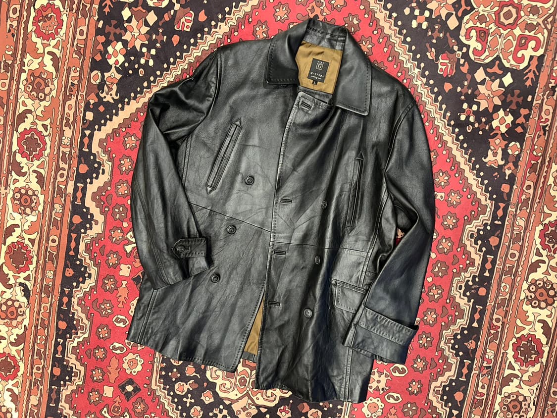 ( L ) 가죽코트 레더코트 가죽카코트 가죽롱코트 가죽자켓 상품이미지5