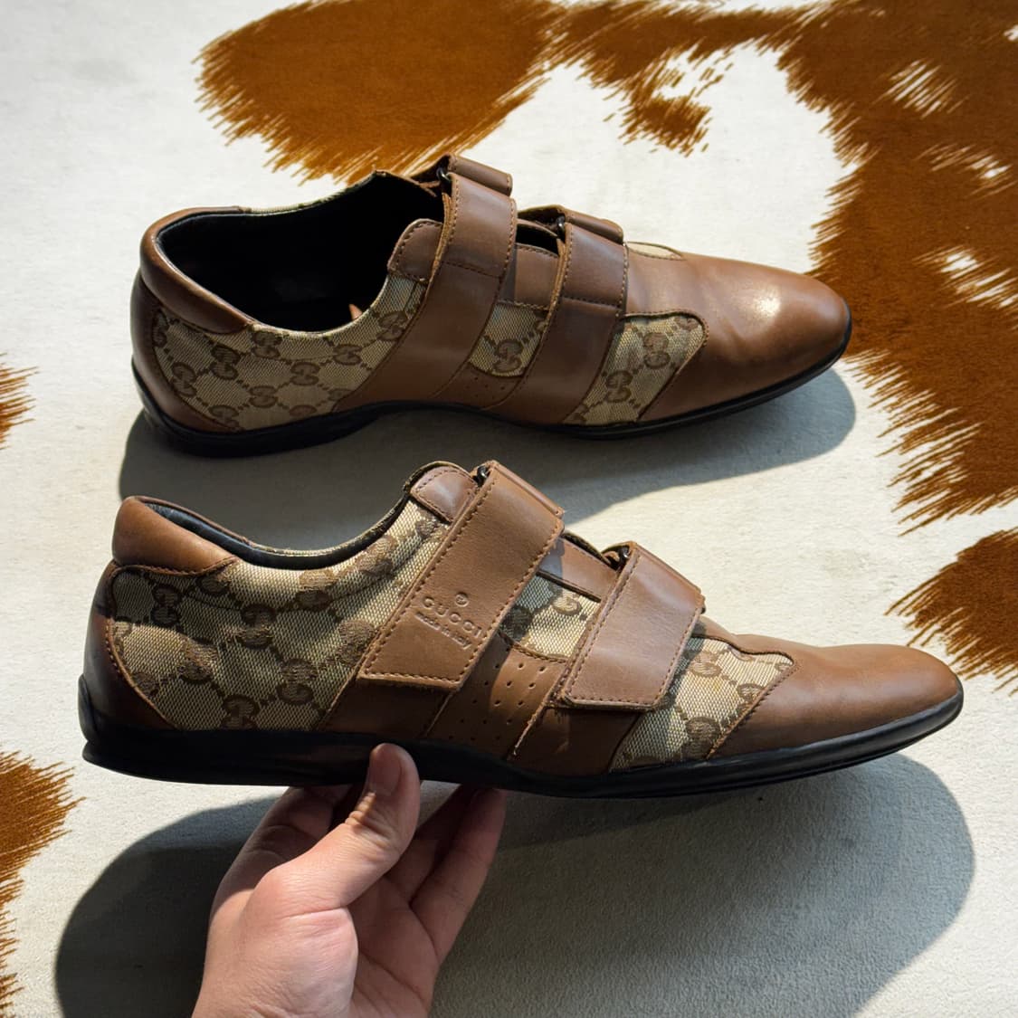 구찌 아카이브 00s 레더 벨크로 슈즈 43 (280) 상품이미지7