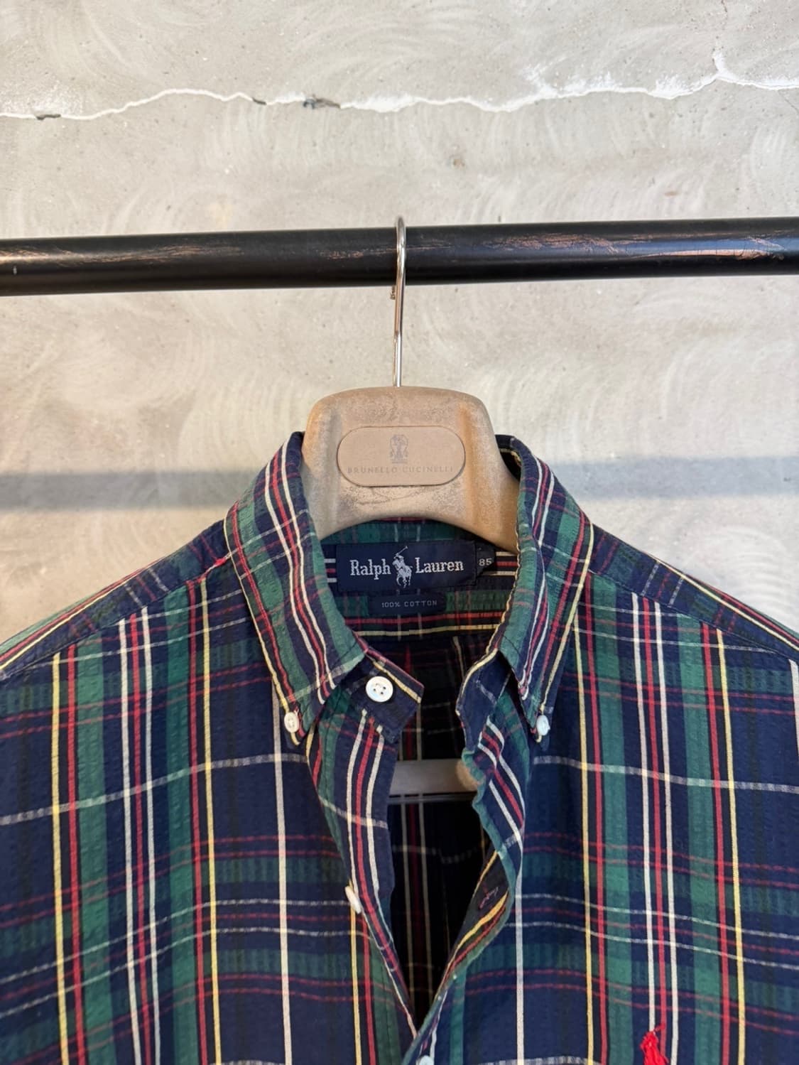 폴로 랄프로렌 시어서커 셔츠 100 상품이미지3