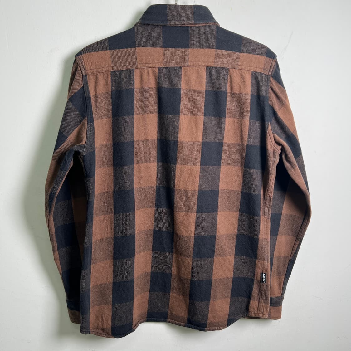 아비렉스 체크 헤비 코튼 플란넬 셔츠 M 상품이미지6