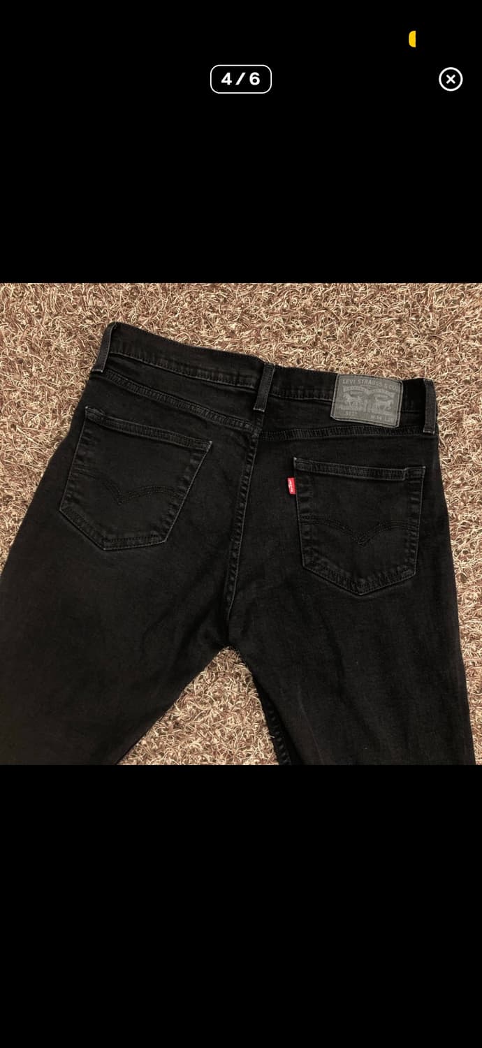 리바이스 511블랙진 데님 팬츠 상품이미지4