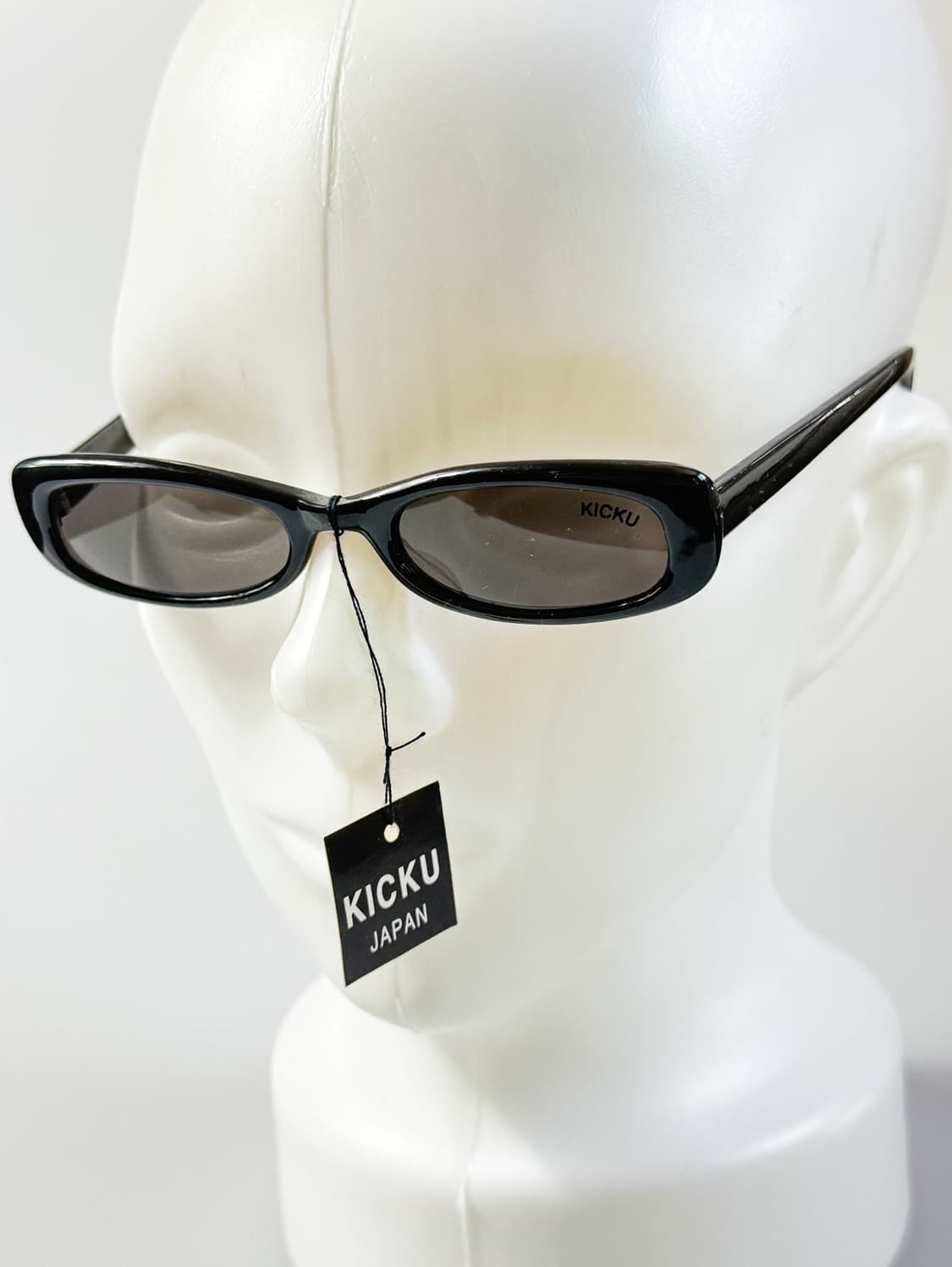 90s KICKU JAPAN 블랙 뿔테 스퀘어 빈티지 선글라스 상품이미지8