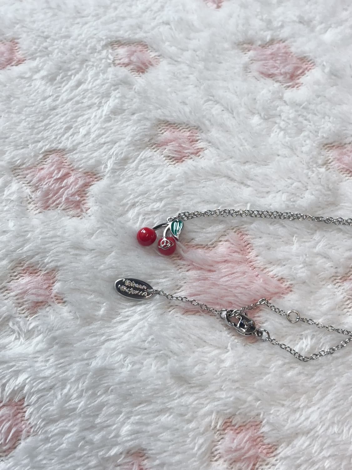 비비안웨스트우드 목걸이 미스티 체리 발렌타인 목걸이 펜던트 빈티지 상품이미지4