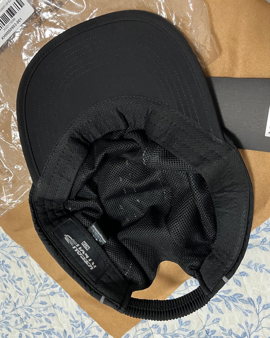 kith 액티브 그리피 나일론 러너 모자 블랙 상품이미지4