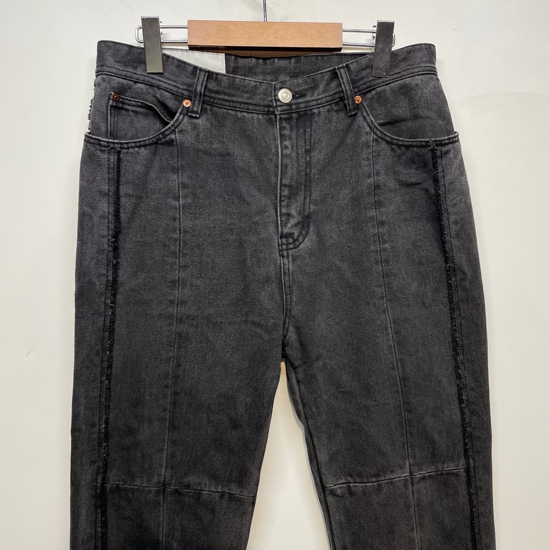 앤더슨벨 흑청 데님 팬츠 상품이미지2