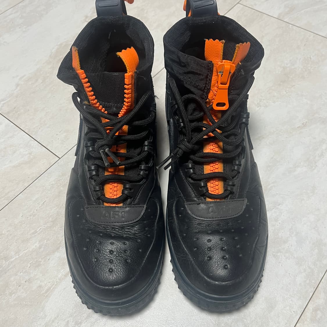 NIKE 나이키 에어포스 1 하이 윈터 고어텍스 블랙 275 상품이미지5