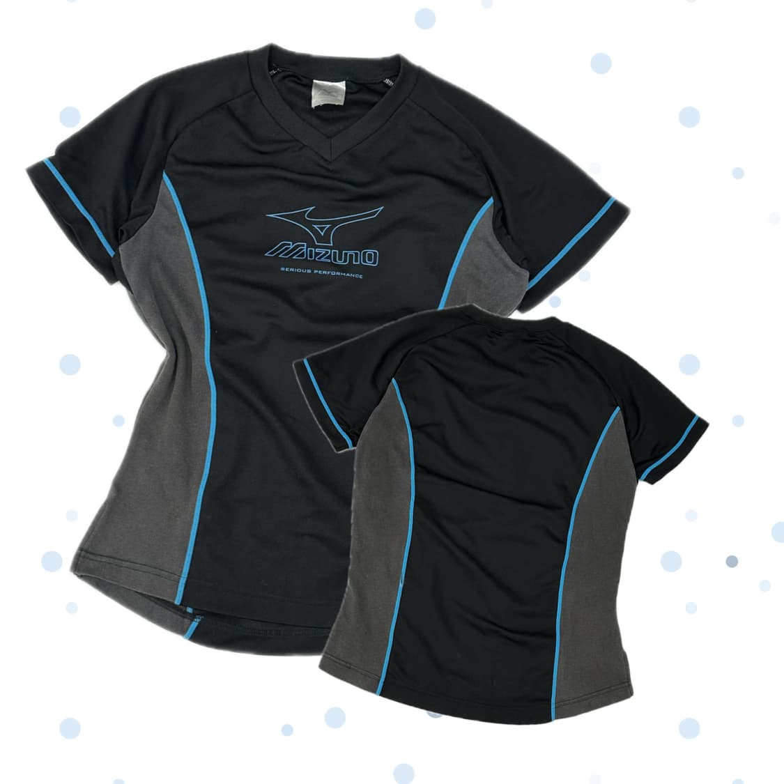 재팬 미즈노 슬림핏 기능성 스포츠 스포티 괴짜 반팔 티셔츠 상품이미지1