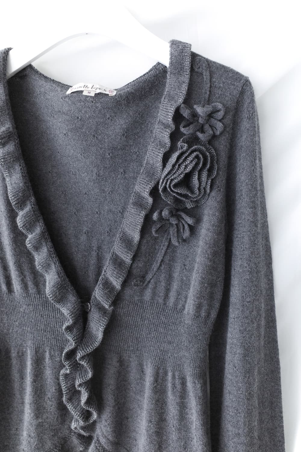 rose frill cardigun  상품이미지3