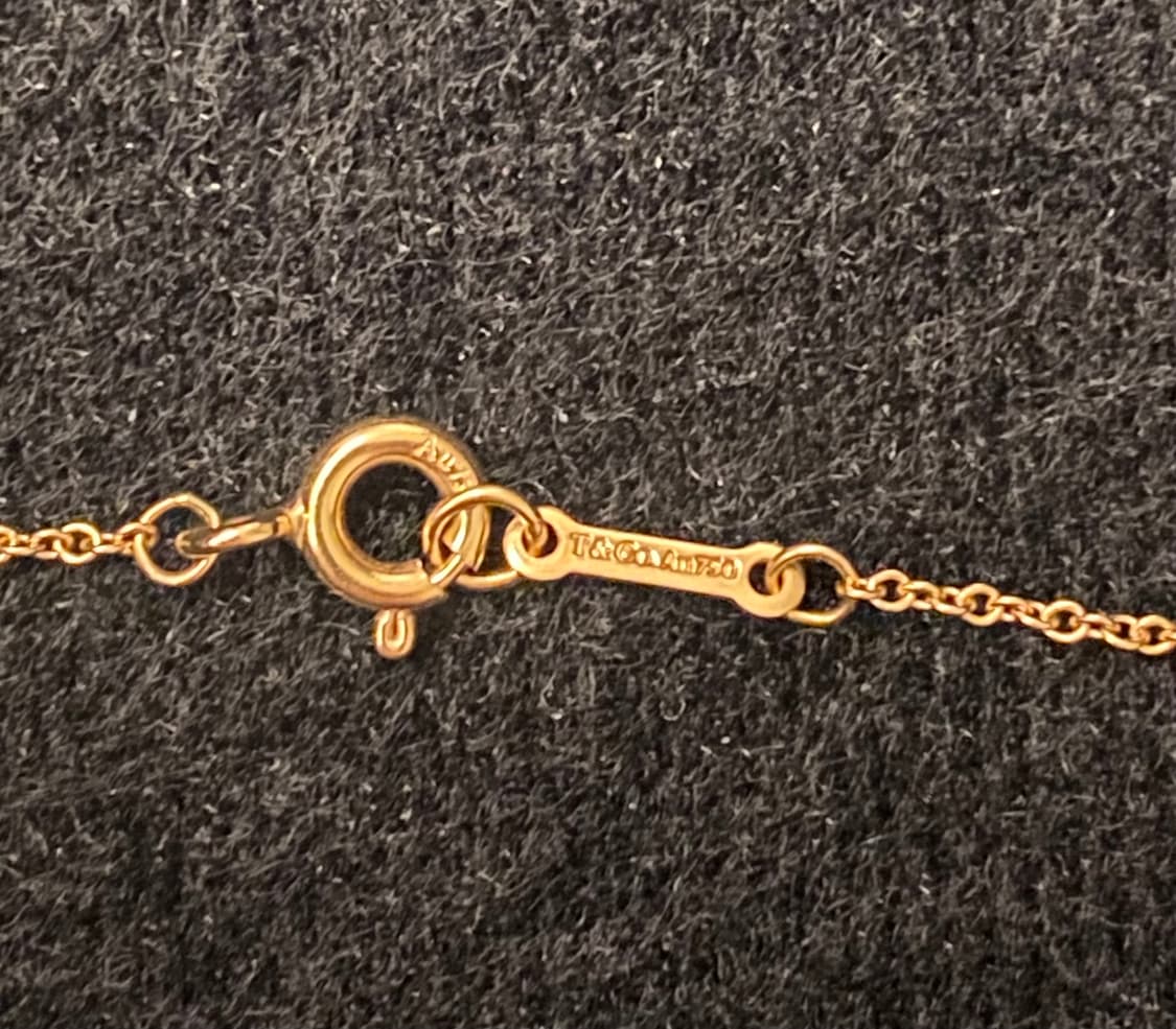 티파니앤코 팔로마 그래피티 X 목걸이 18k 로즈골드 상품이미지4