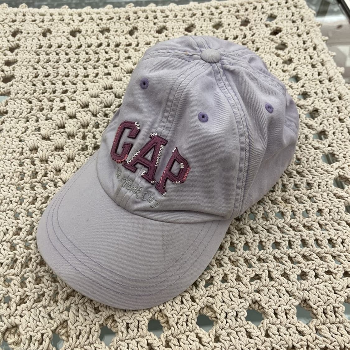 갭 Y2K 레트로 00's 연보라 우베코어 볼캡 C10202 상품이미지3