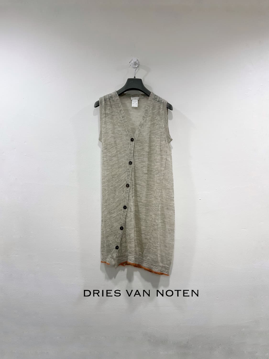 DRIES VAN NOTEN 드리스반 노튼 언발 니트 베스트 상품이미지1