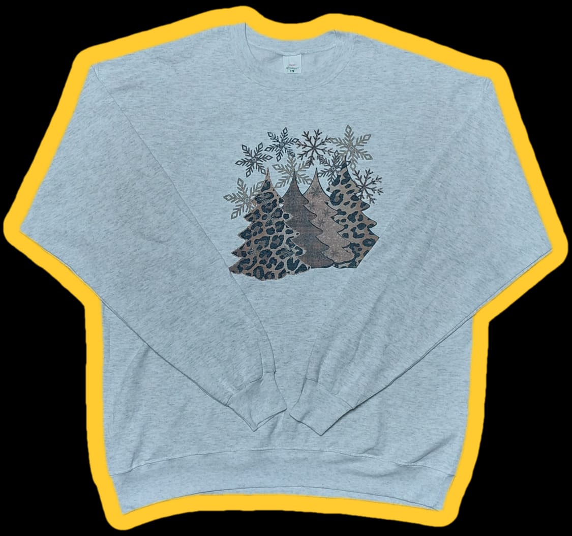 헤인즈 에코스마트 크리스마스 맨투맨 L 상품이미지2