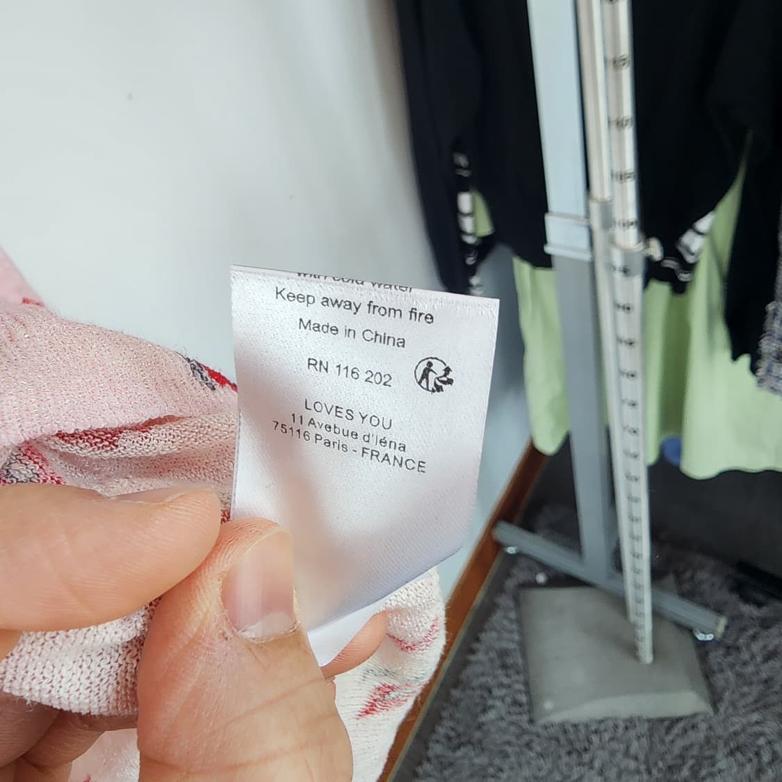 쟈딕앤볼테르 립 프린트 핑크 가디건 상품이미지6