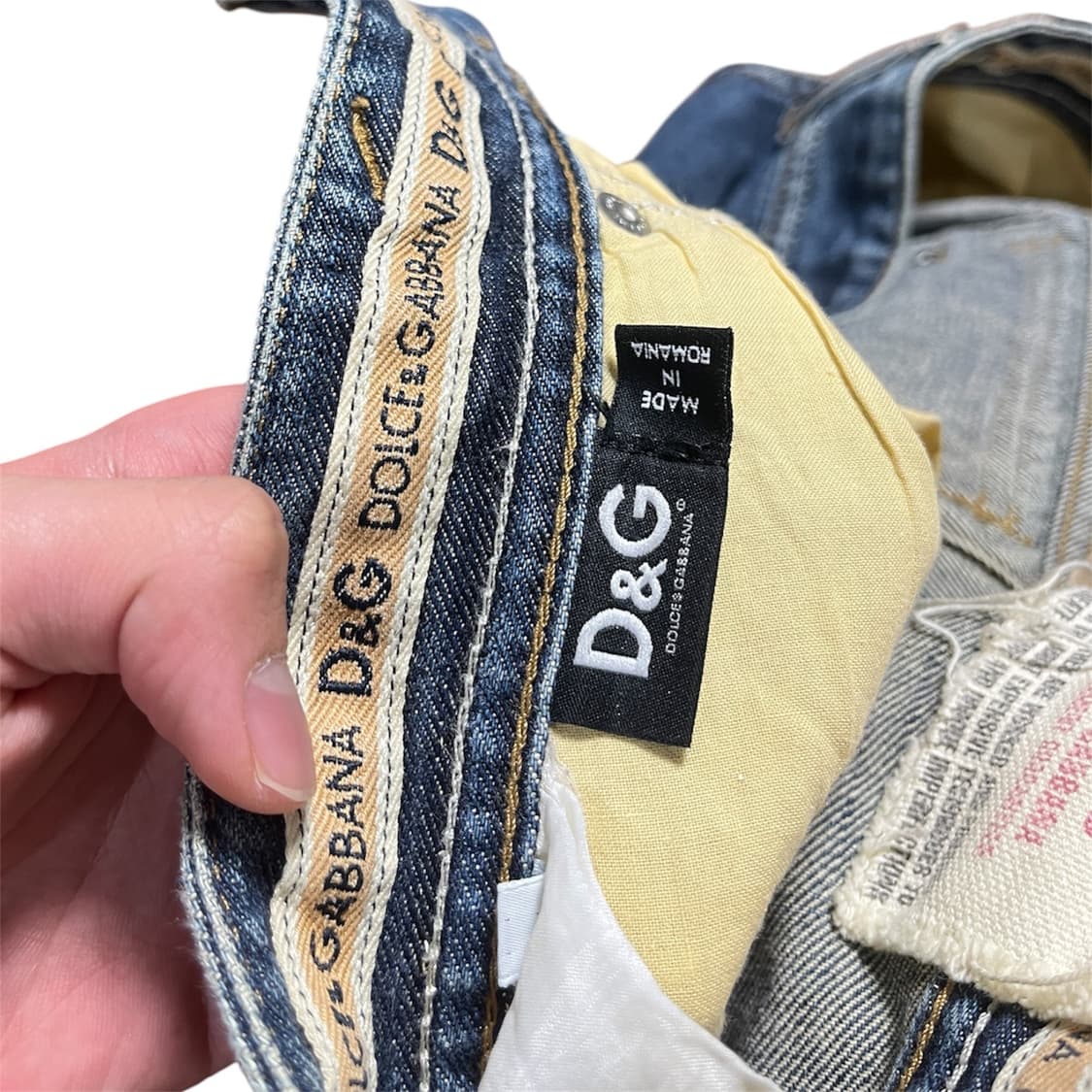 D&G 더블 테일 데님 팬츠 상품이미지4