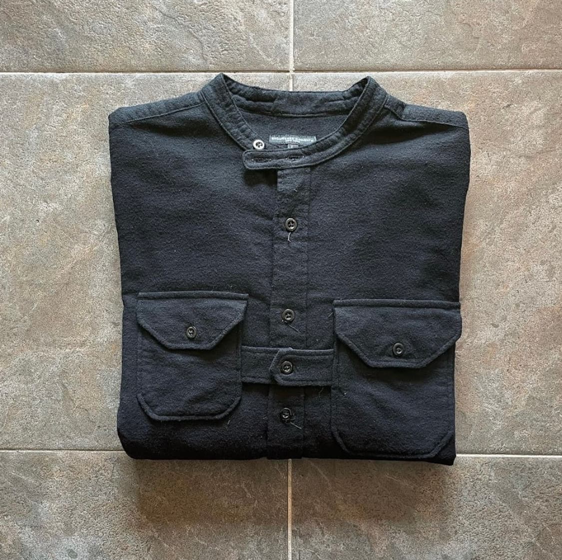 ENGINEERED GARMENTS BANDED COLLAR SHIRT 상품이미지1