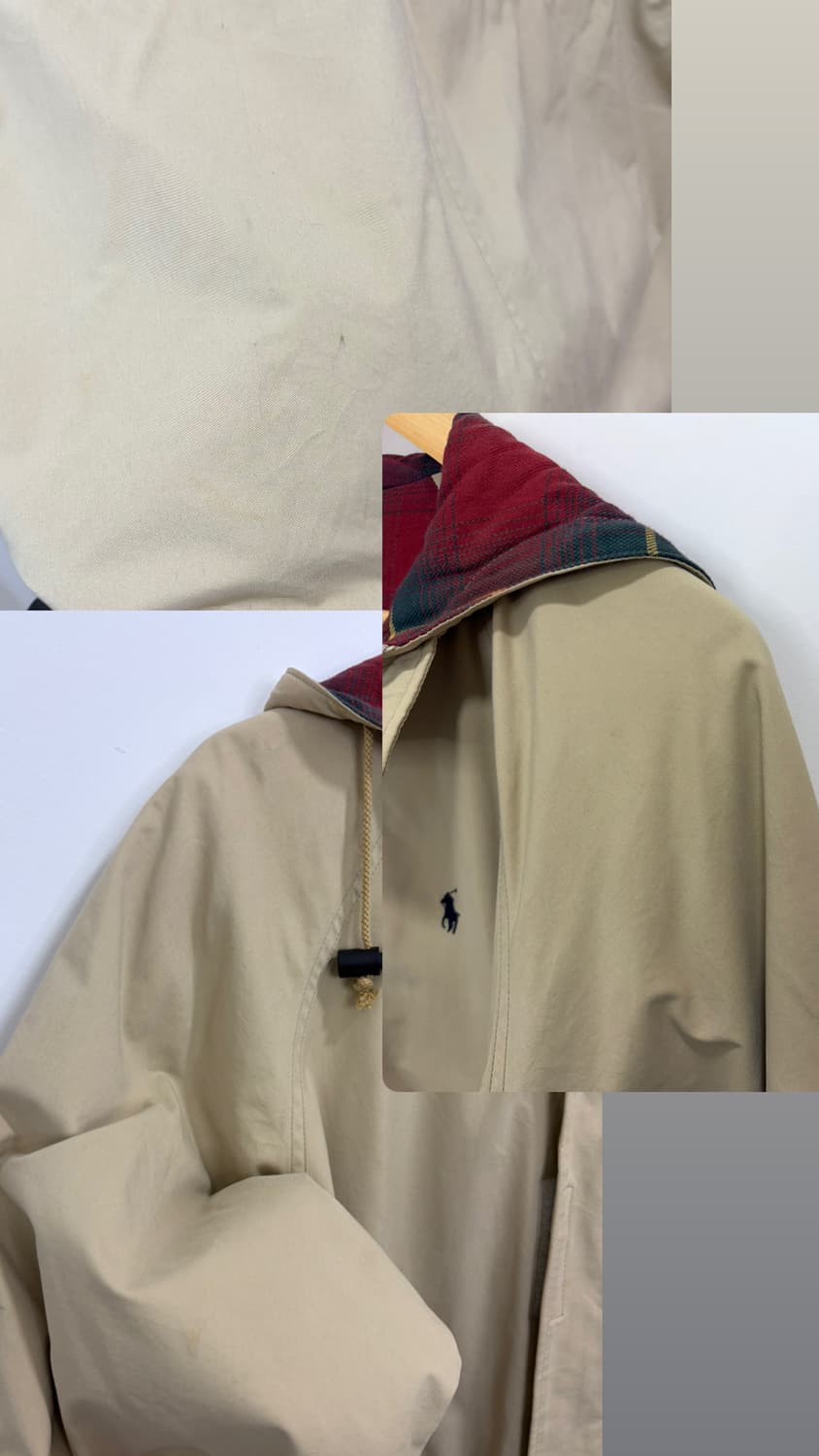 폴로 90s 베이지 필드 자켓 코트  상품이미지10