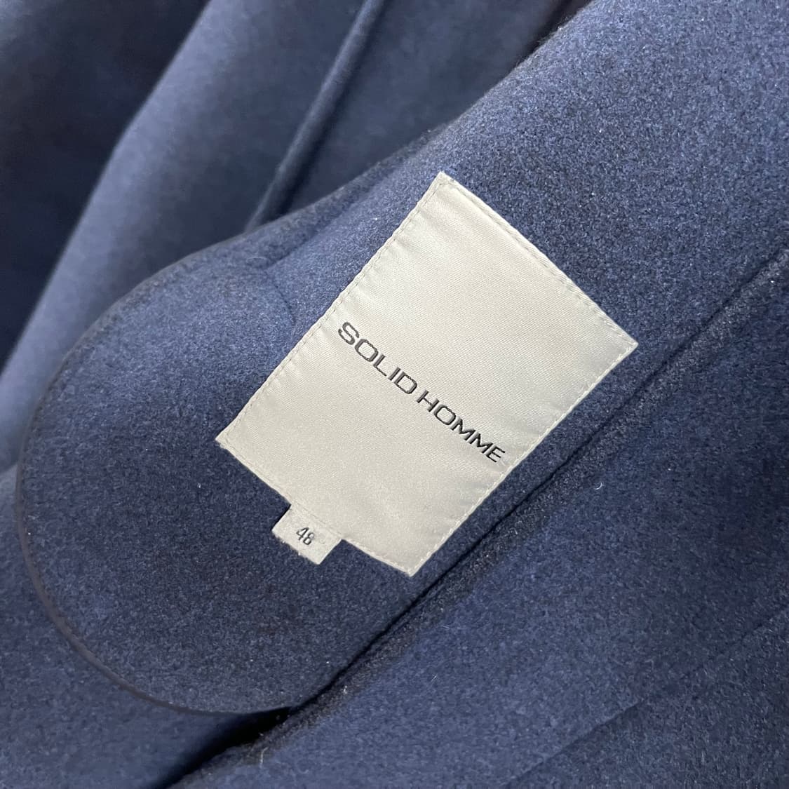 솔리드옴므 후드 울코트 48 상품이미지3