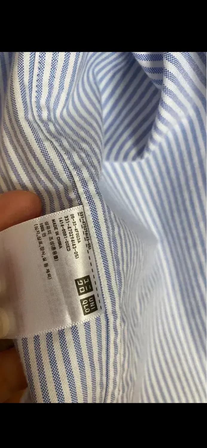 유니클로 스트라이프 셔츠 상품이미지4