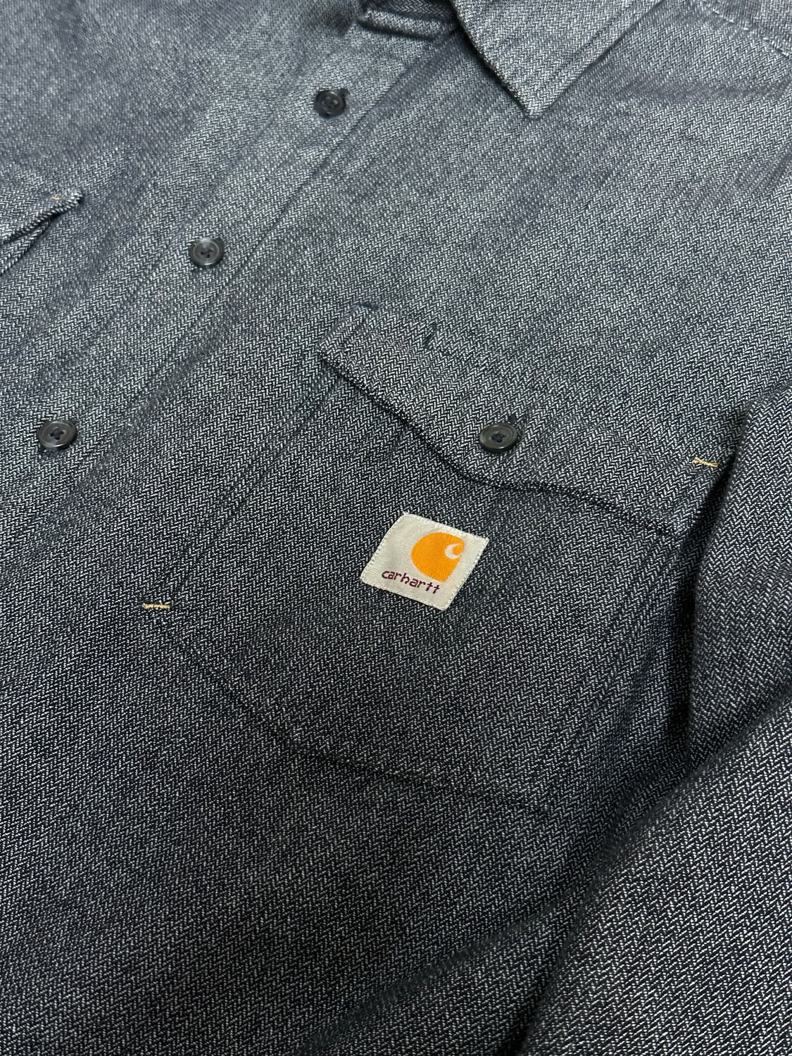 칼하트 데님셔츠 워크 셔츠 L~XL 상품이미지4