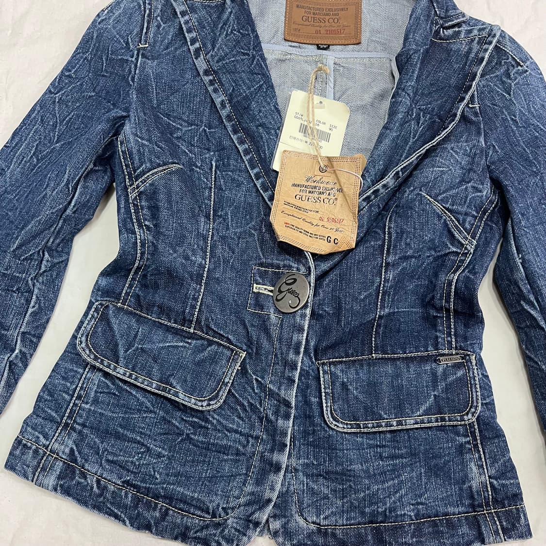 게스 y2k 데님자켓 상품이미지2
