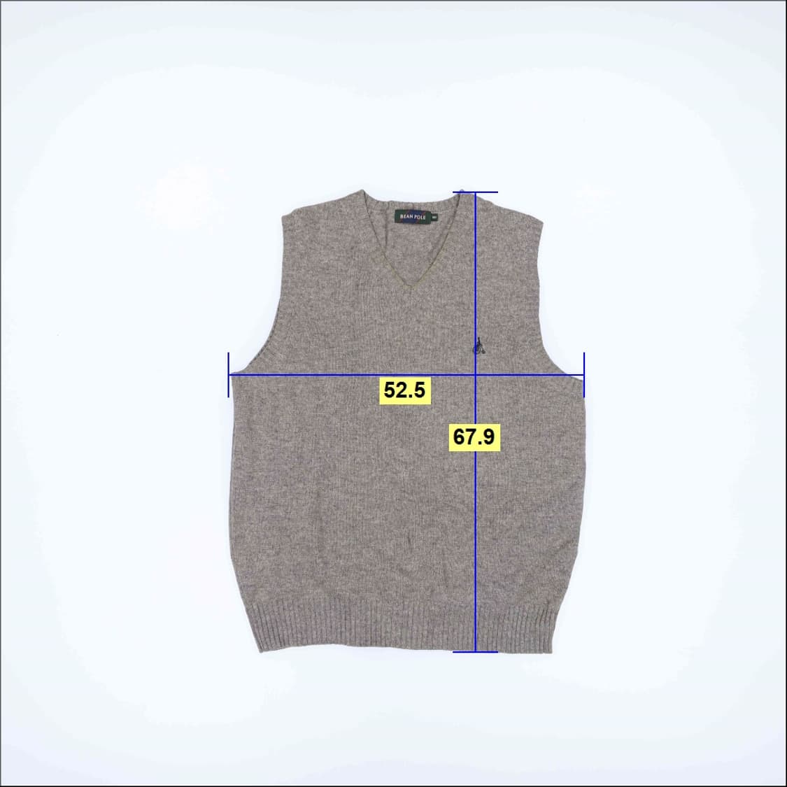 [100] 빈폴 브이넥 울 니트 조끼 베스트 0112J 상품이미지6