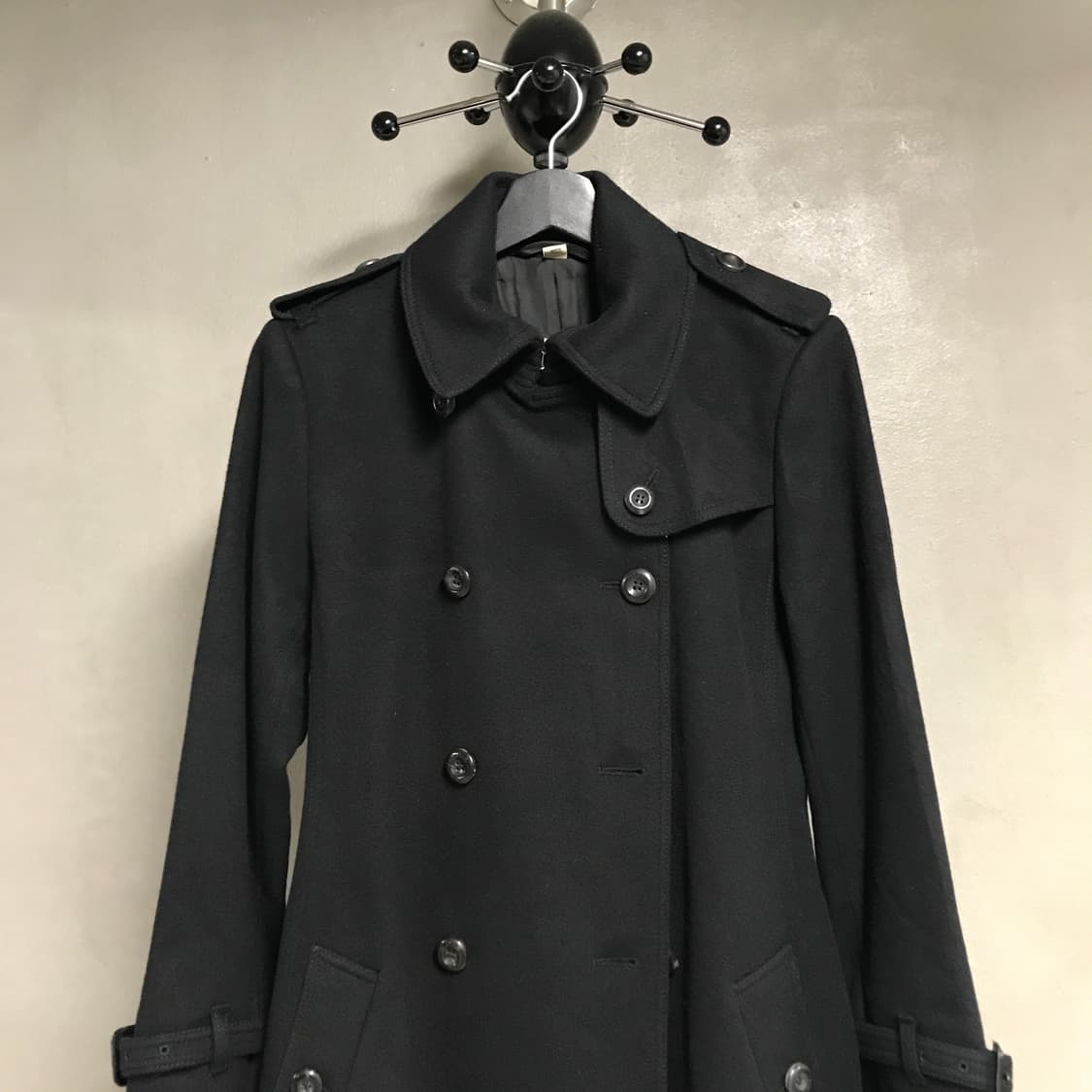 버버리 트렌치 코트 블랙 10(W) 상품이미지2