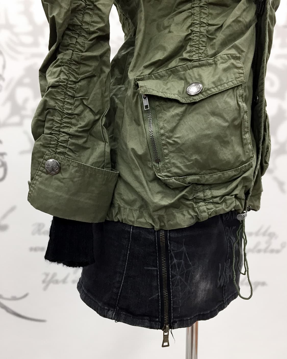 00's Shirring Utility Hood Jacket 상품이미지7