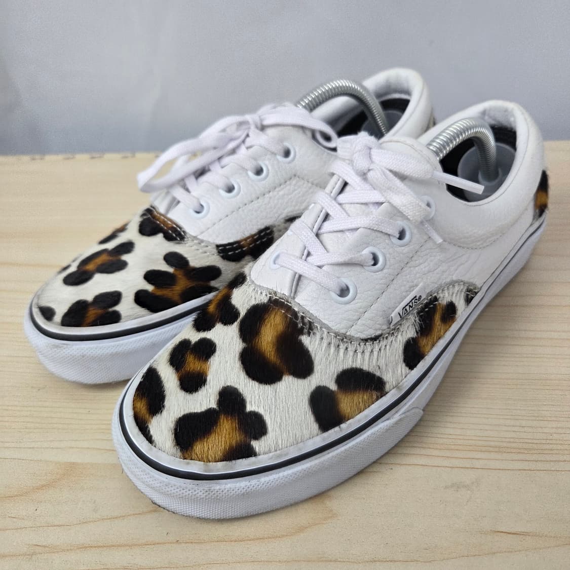 235 반스 에라 레오파드 송치가죽 트루 화이트 스니커즈 운동화 상품이미지1