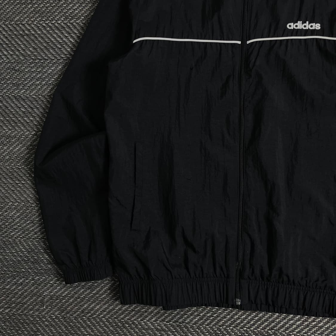 아디다스 아치로고 블랙 나일론 바람막이 자켓y 3001 상품이미지4