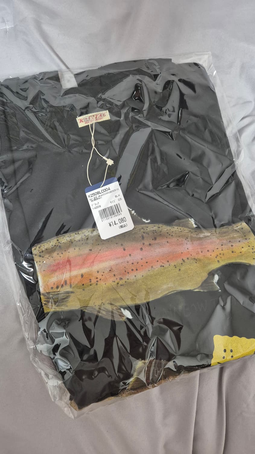 캐피탈 트라우트 블랙 롱슬리브 3사이즈 (새상품) 상품이미지2