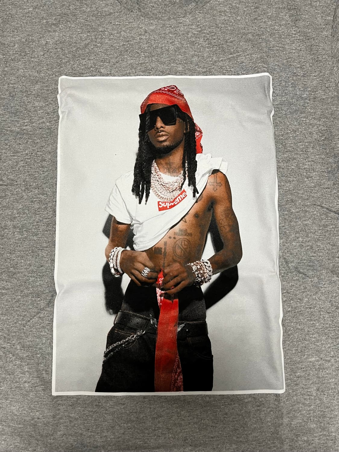 슈프림 플레이보이 카티 티셔츠 헤더 그레이 - 25FW 상품이미지3