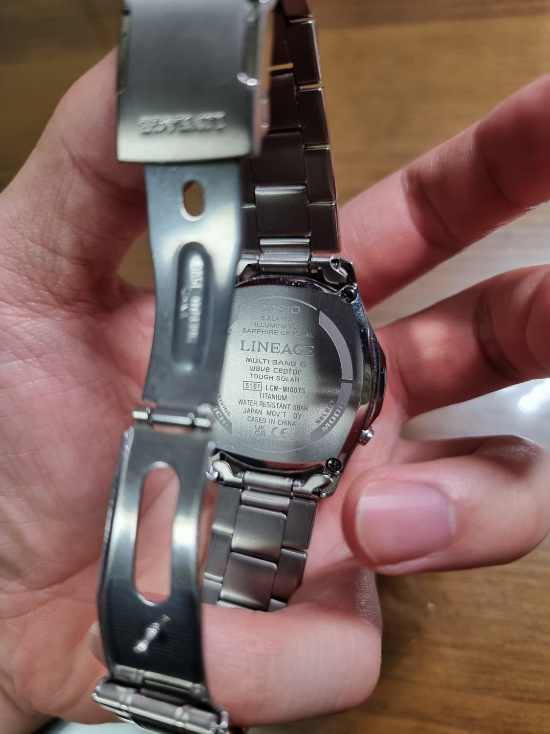 카시오 리니지 풀티타늄 lcw m100 tse  상품이미지5