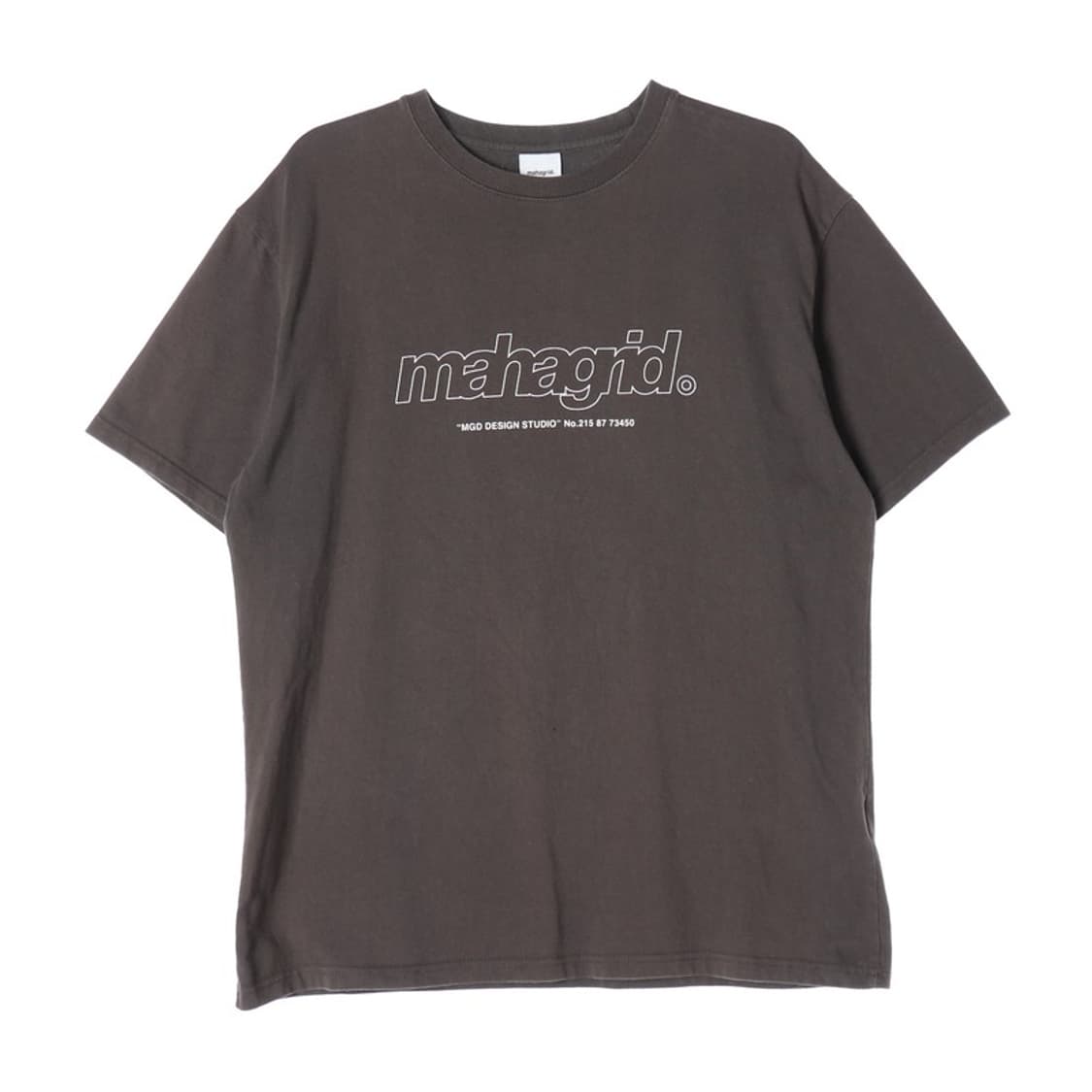 마하그리드 전면 로고 브라운 반팔티 L 상품이미지1