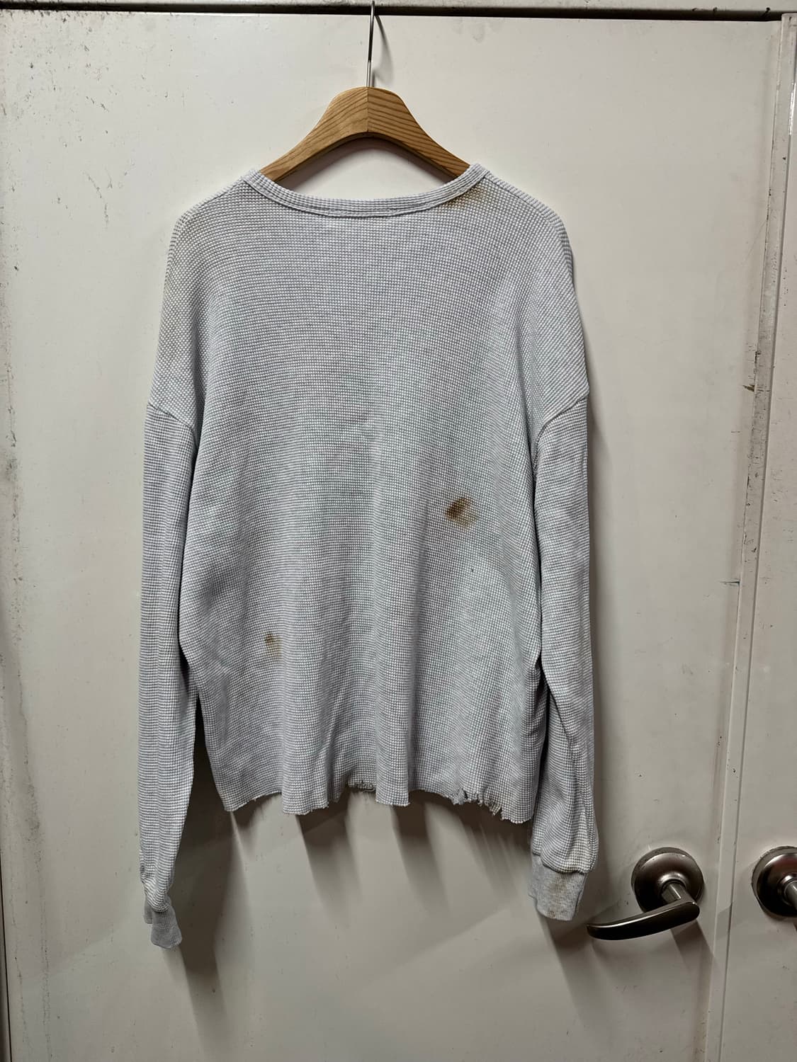 빈티지 와플 레이어드 긴팔 상품이미지4