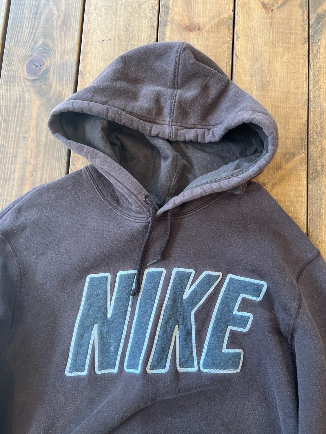 나이키 브라운 로고 후드티 상품이미지7