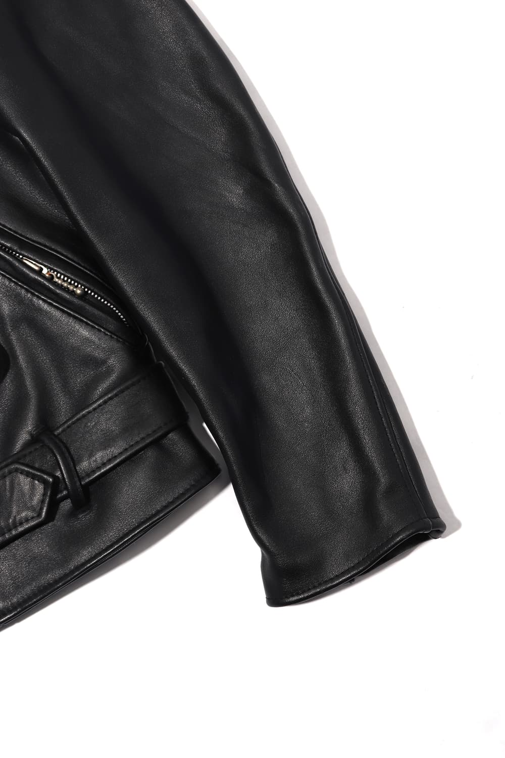 NAF NAF 90s 카우레더 라이더 재킷 women Free 상품이미지5