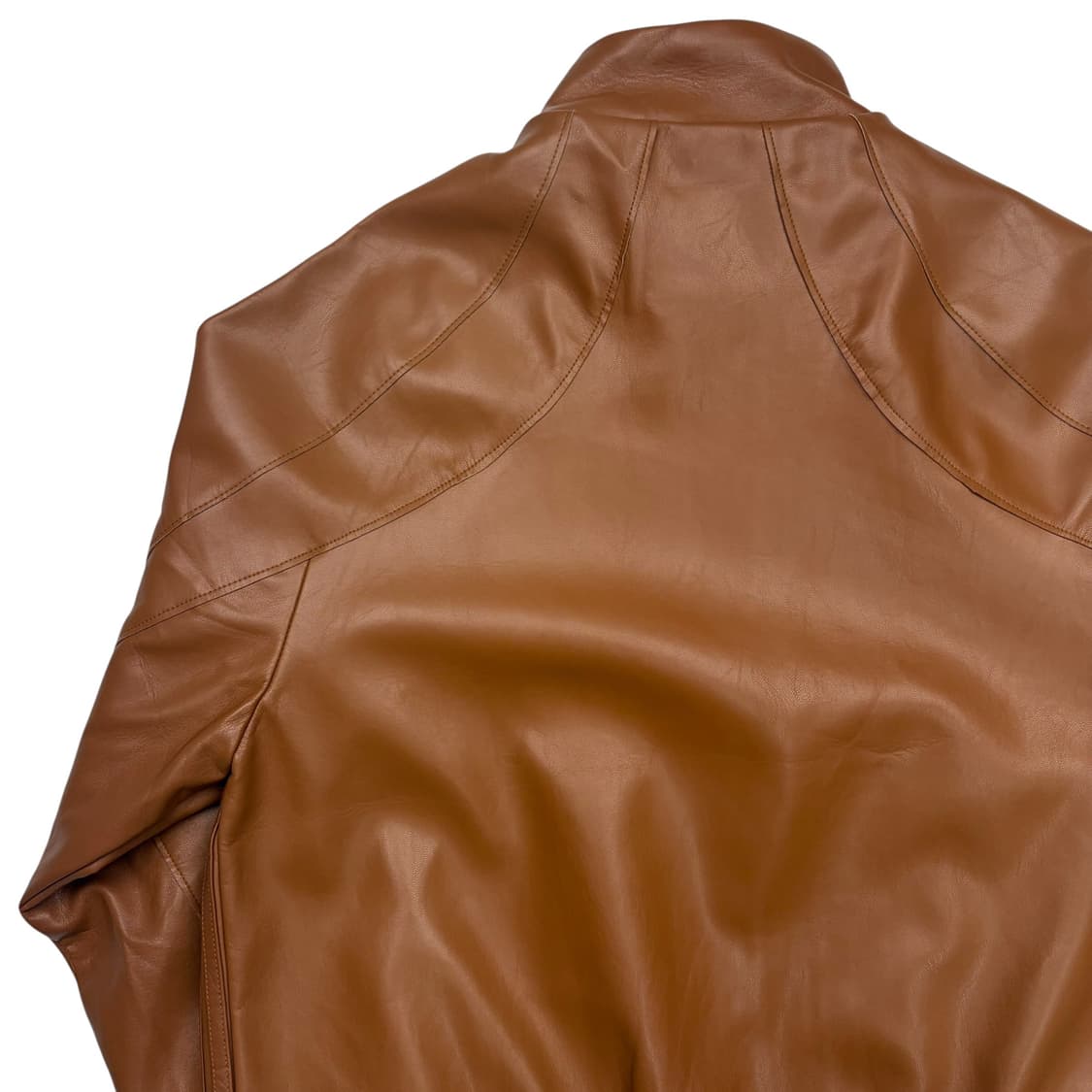 아디다스 X 디젤 브라운 포우 레더 자켓 L 상품이미지5