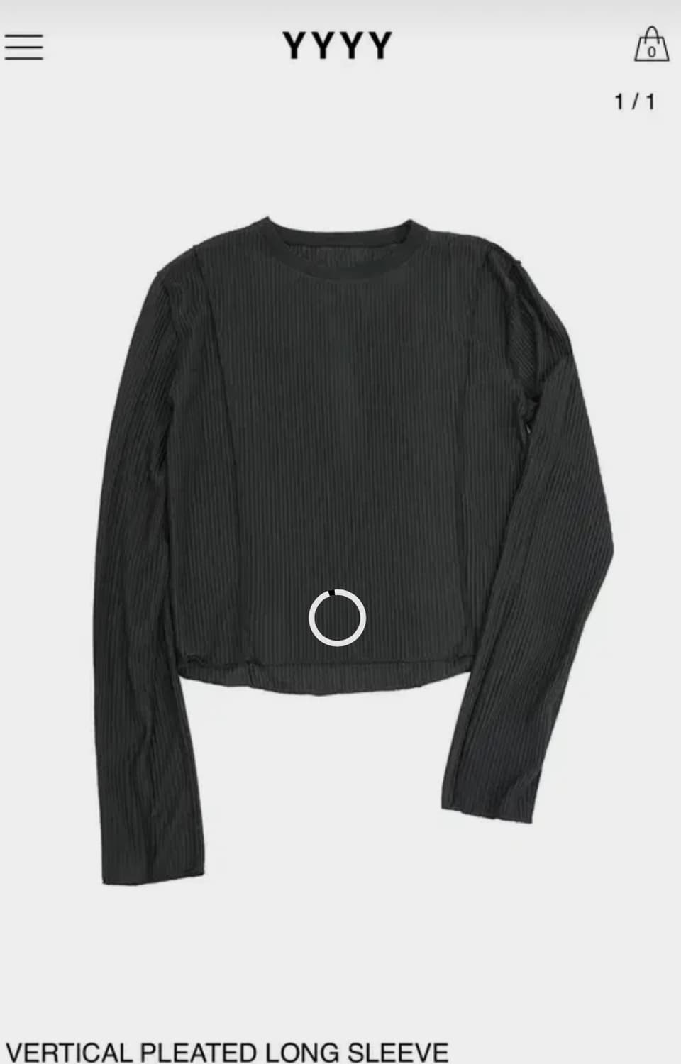 Yyyy 롱슬리브 1사이즈 구매 상품이미지1