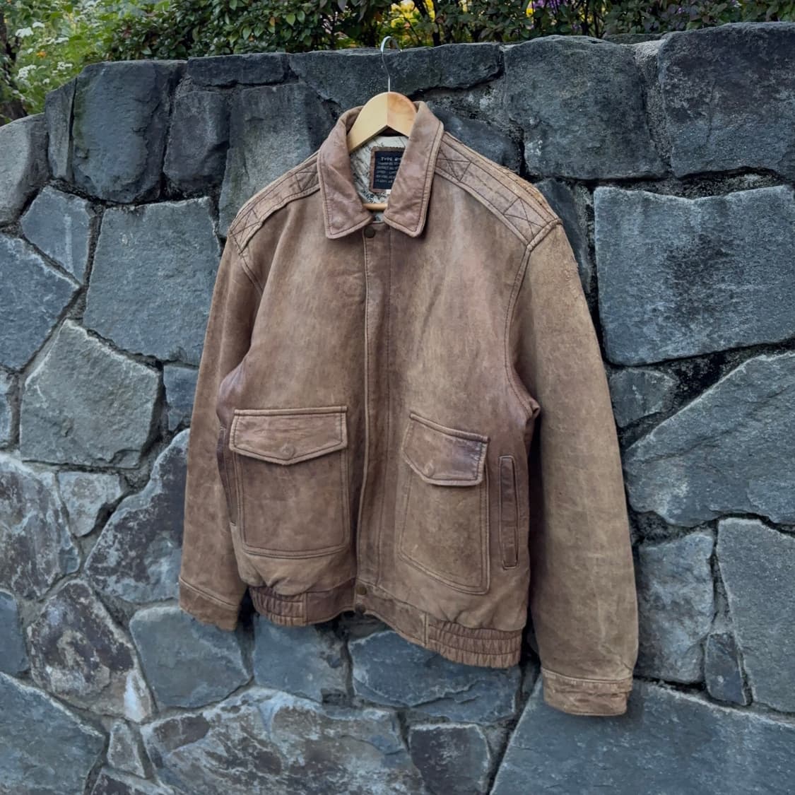 아비렉스 Avirex 타입 G-1 빈티지 플라이트 레더 자켓 상품이미지1