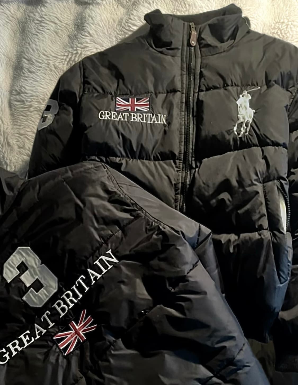 폴로 랄프로렌 빅포니 브리튼 패딩 블랙 상품이미지2