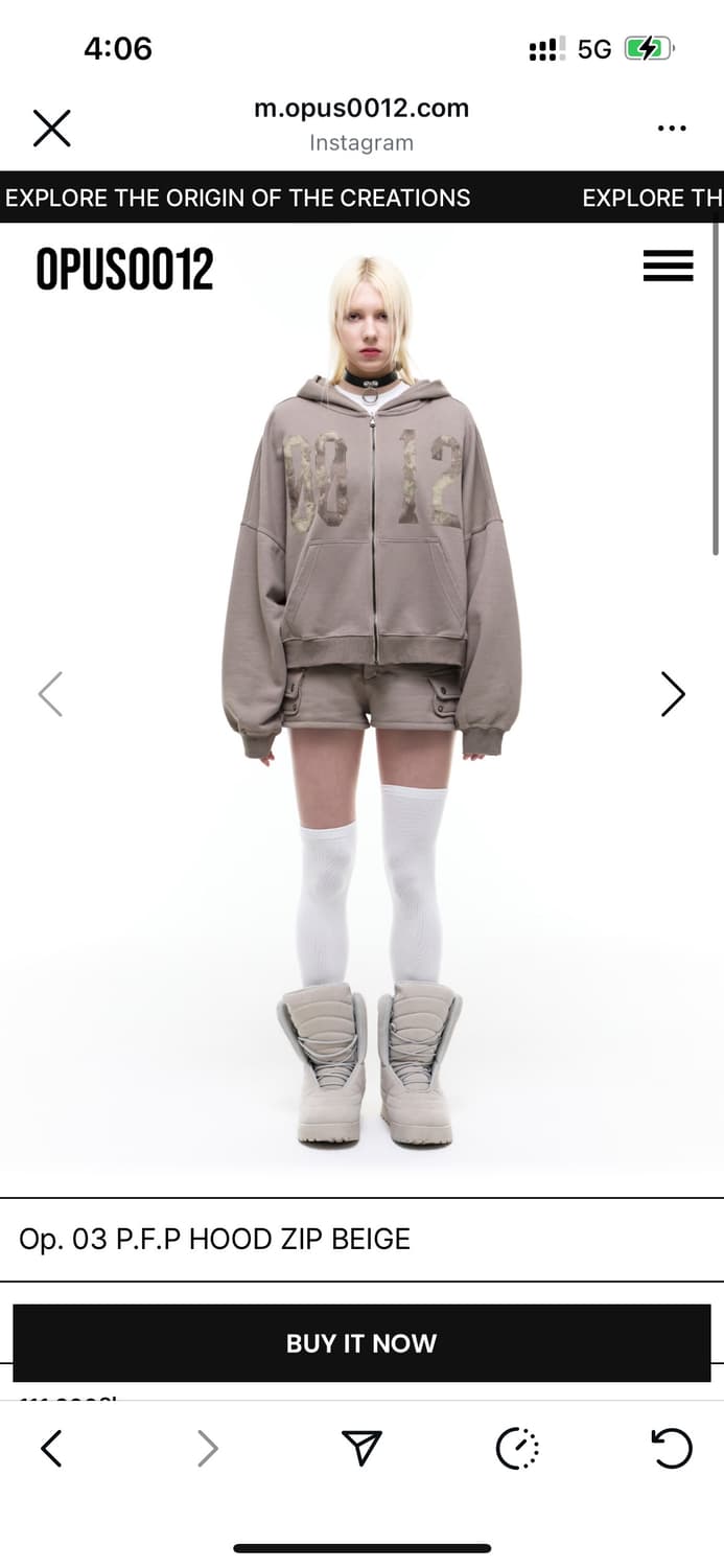 오퍼스0012 후드집업 상품이미지1