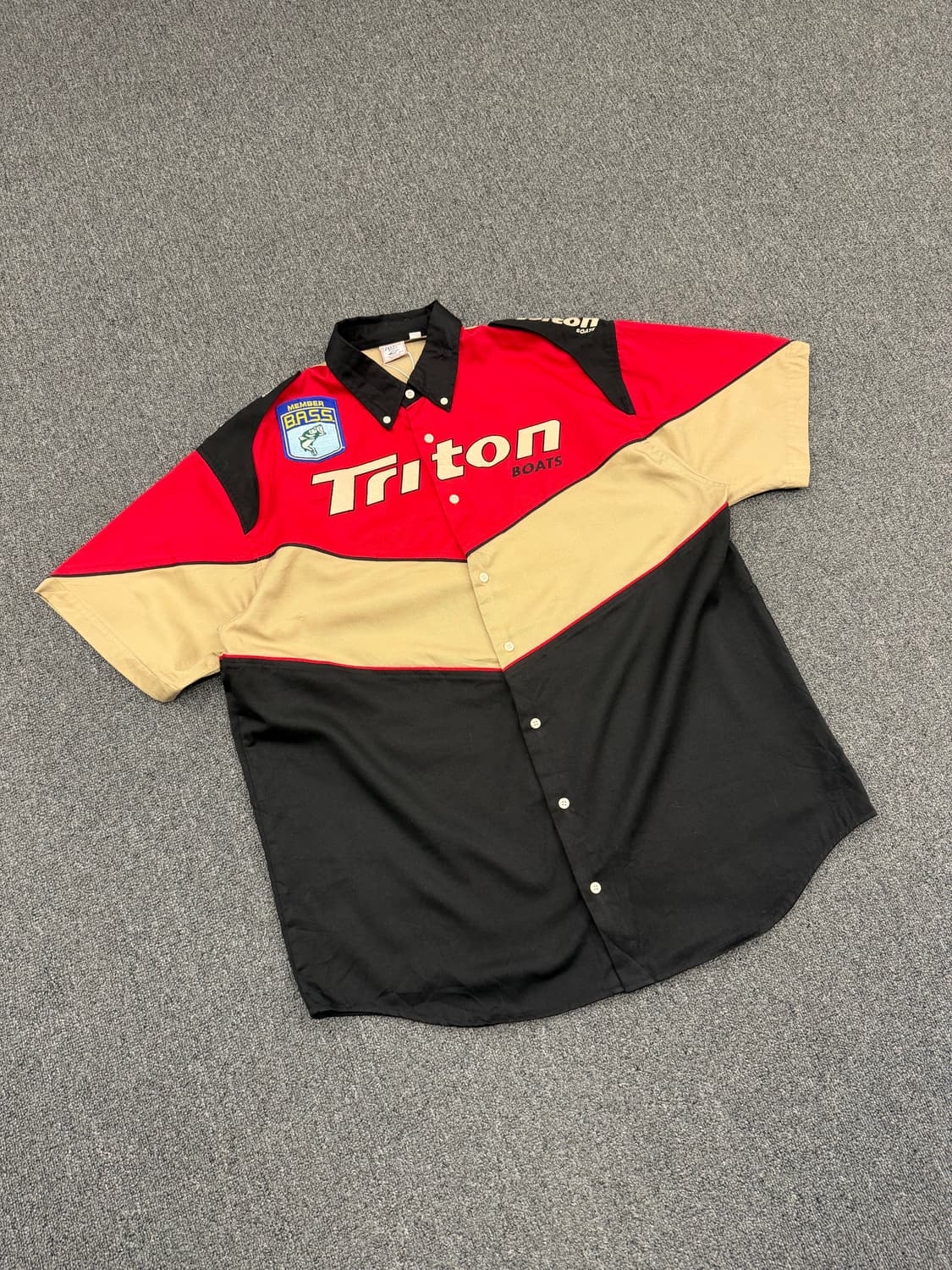 XL) Triton Boats 빈티지 반팔 피싱셔츠 상품이미지1