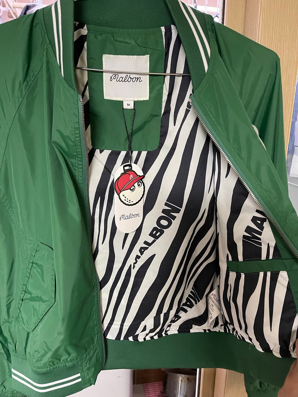 말본 그린 봄버 자켓 상품이미지4